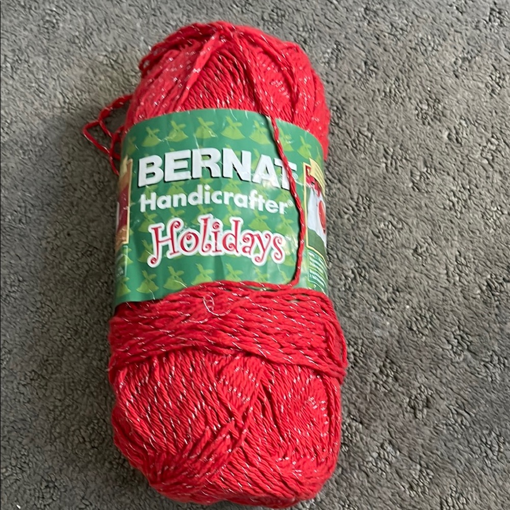 Handicrafter Holidays Red Yarn